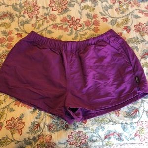 Purple Patagonia Shorts